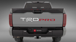 TRD Pro Reflective Bed Lettering - Silver & Red