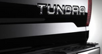 Tailgate Insert Badge - Chrome. Exterior Emblem for Tundra