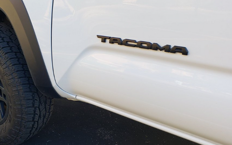 Blackout Emblem Overlays, Exterior Emblem for Tacoma